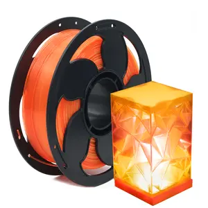 TOKSEN3D Matte Gradient Rainbow Winter 1.75mm PLA Filament for 3D Printer High Speed 500mm/s, transparent Rainbow pla filament 1kg (2.2lbs) Spool 3D Printing PLA Filament Rod Fit Most FDM Printer Perfectly Hide The Layer Line