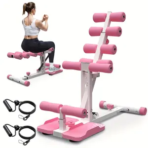 [Fahuac]Deep Squat Machine for Home-Glutes Trainer Machine with Resistance Bands Squat Assist Trainer for Core & Legs Workout Ideal for Home Gym, Apartment & Office