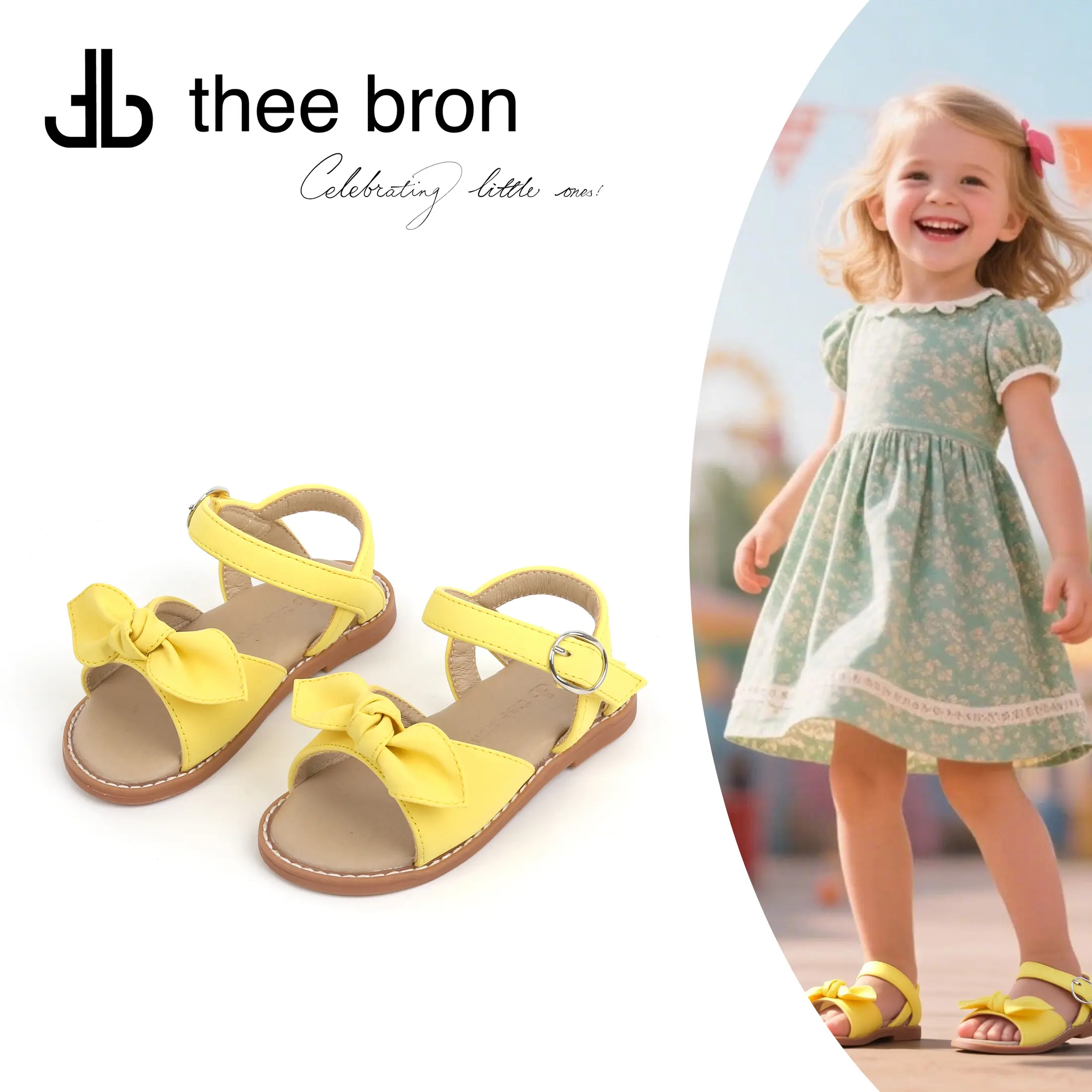 The "I can put them on myself" summer shoe! Easy hook-and-loop straps make this toddler sandal a parent lifesaver