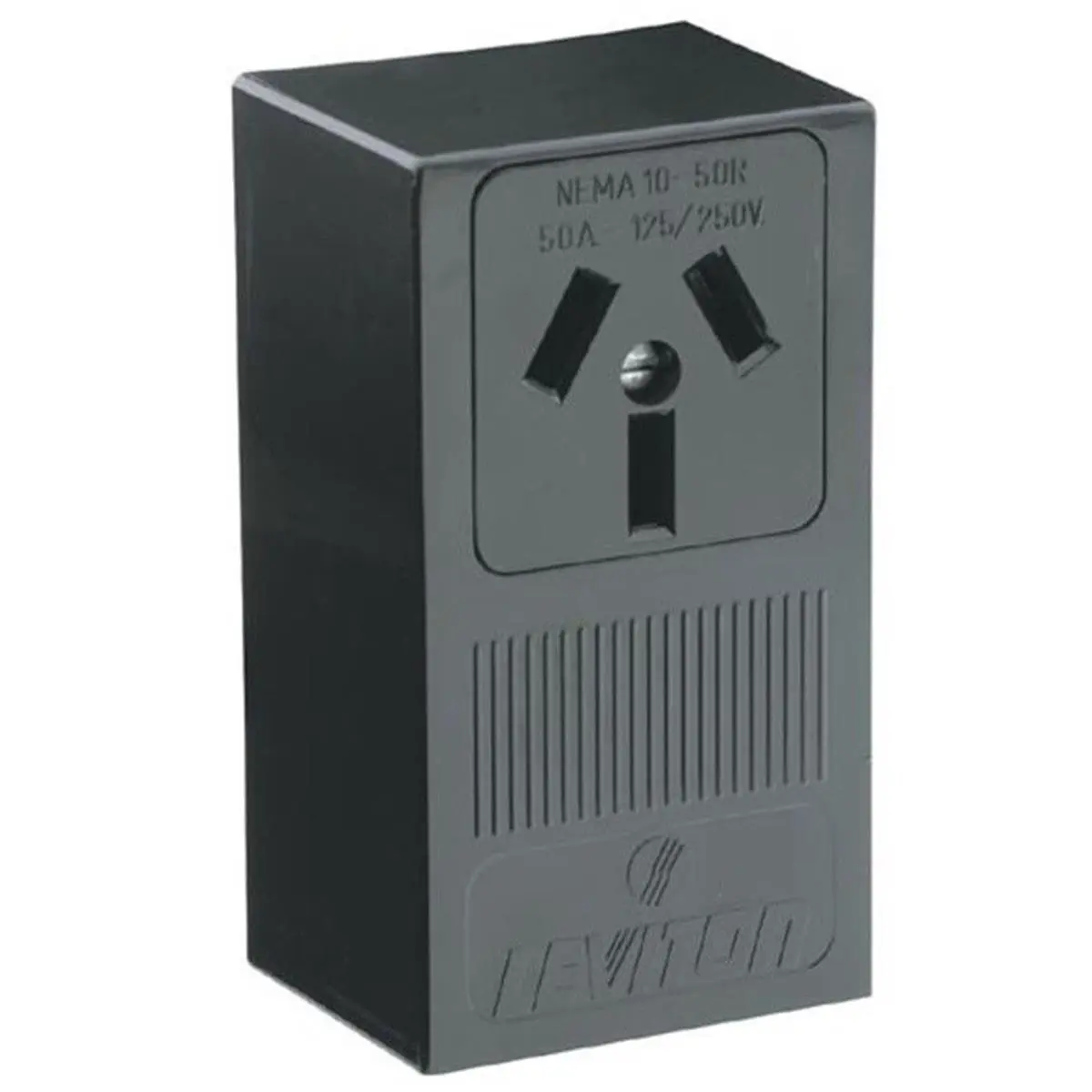 Leviton 30A Dryer Receptacle - Black Power Outlet, Wall Socket with Receptacle Range System for Home Improvement Projects