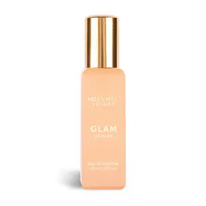 BellaVita Luxury's GLAM Woman - 20 ml | Eau De Parfum | Jasmine, White Honey, Rose, Virginia, Cedar | Long Lasting | Mini Perfume - 0.7 Fl.oz
