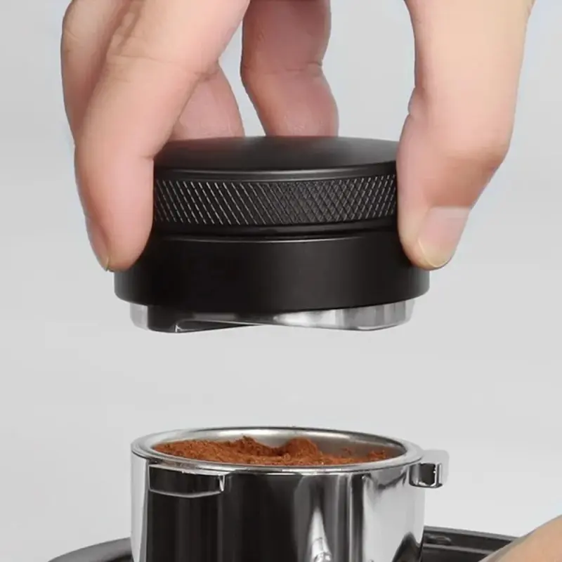 51/53/58mm Professional Tamper for Espresso Machines - Heavy Duty Adjustable Barista Tool, Coffee Making Tool, Espresso Tools, with Espresso Distribution Function, Suitable for Home and Commercial Use, Coffee Equipment (51mm/53mm/58mm)