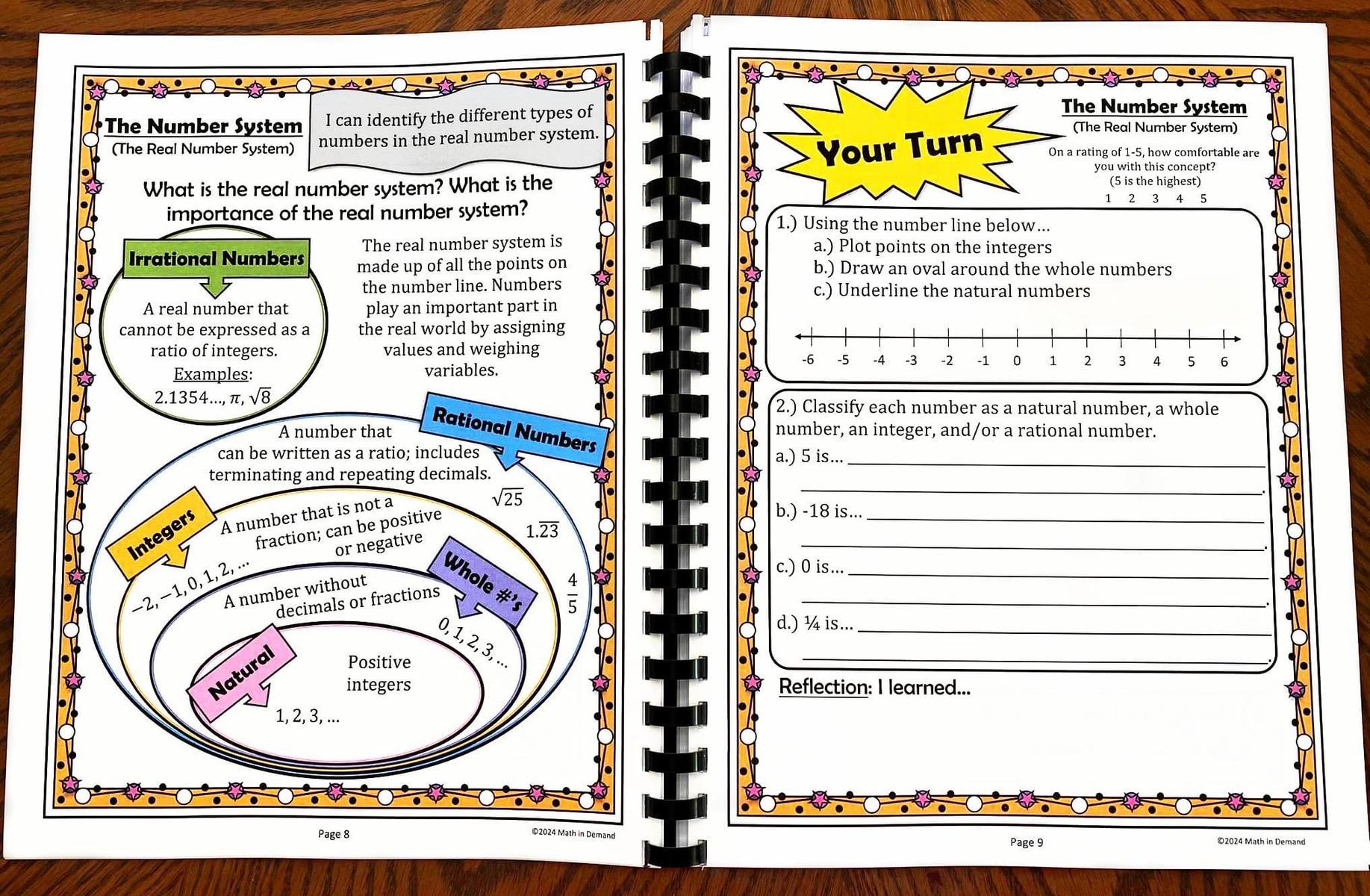 8th Grade Math Workbook