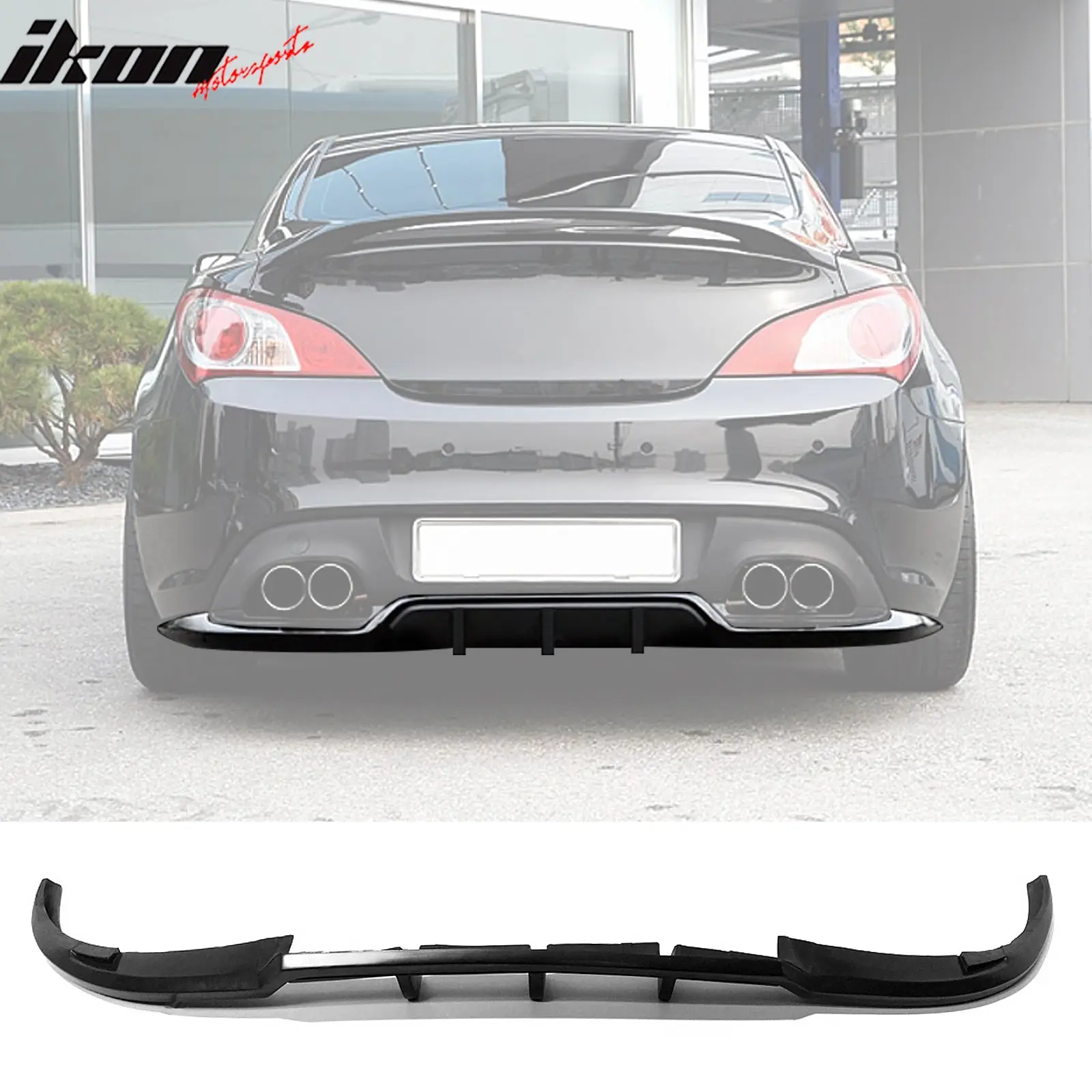 Rear Diffuser for Hyundai Genesis Coupe 2010-2016 Walker Rear Valance