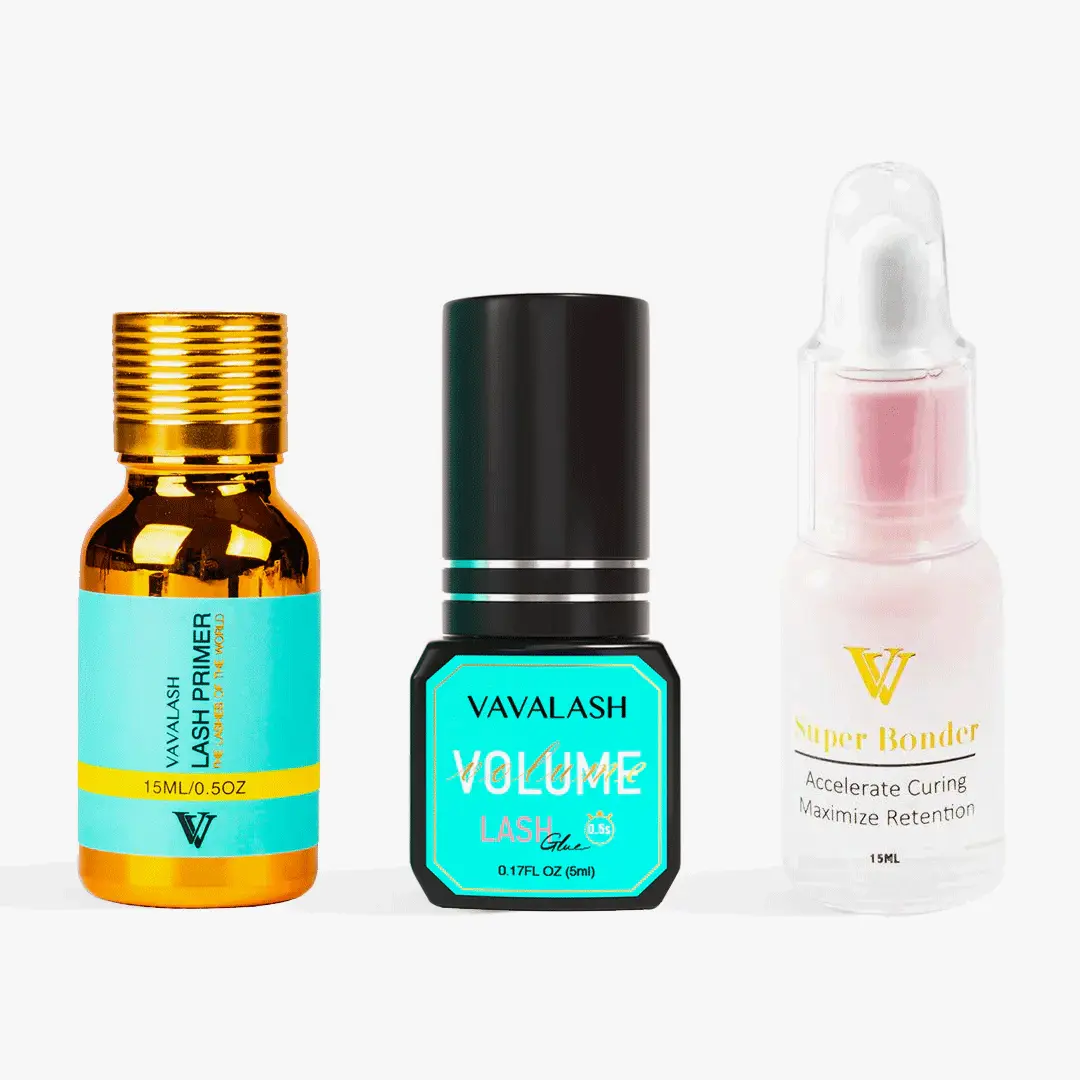 Retention Bundle primer volume eyelash glue and bonder Retention Bundle primer volume eyelash glue and bonder