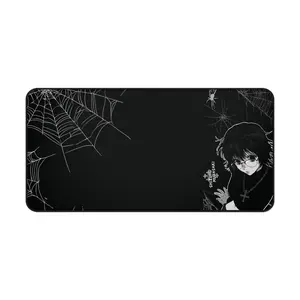 Anime Desk Mat, Cute Anime Character Desk Pad for Home Office, Anime Lover Gift, Gaming Mouse Pad, Desk Accessories, Large Desk Blotter