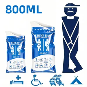 Outdoor Portable Disposable Pee Bags, 12 PCS 800ML Emergency Unisex Urinal Bags, Leakproof Urine & Vomit Bags for Camping Hiking Road Trip Car Traffic Jam  mothersdaygift Summervibes DealsForYouDays