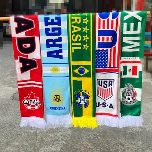 Football season, midsummer,  Soccer and Other Sports, Festivals & Parties, Favorite Winning Teams,USA,Canada and Mexico, Brazil, Argentina, Spectator Cheering Scarf - Durable, Suitable for All Seasons and Everyday - One-size-fits-all design