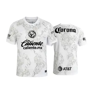 24 25 Mexico LIGAMX Club America Home Goalkeeper Short Sleeve Soccer Jersey Fans Version White