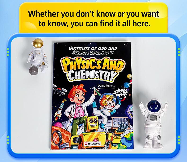 【TIKBOOKS】【Physical Chemistry Comic Enlightenment Book】Comic form tells the knowledge of mathematics, physics and chemistry to stimulate children's interest in learning