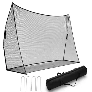 10'x7' Golf Hitting Net - Professional Practice Net with Frame for Indoor/Outdoor Use, Durable & Easy Setup