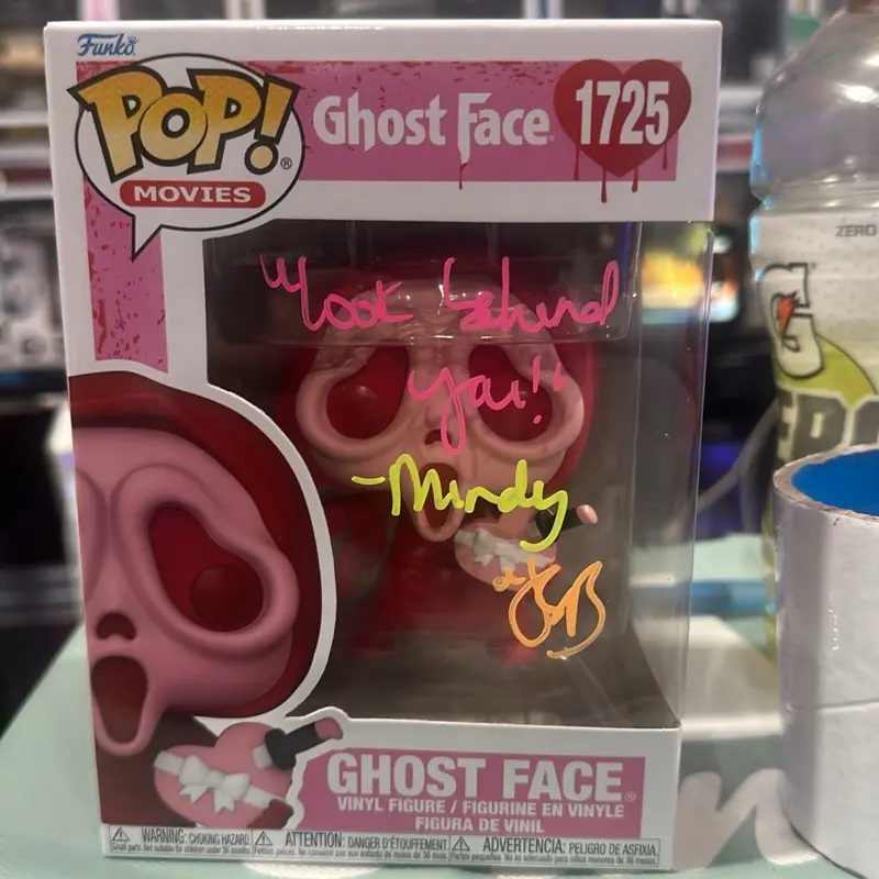 Funko Pop TV/Movie Character Ghost Face Series Valentine Autographed Vinyl Figure - New, Jasmin Savoy Brown Signature Collectible Figurine