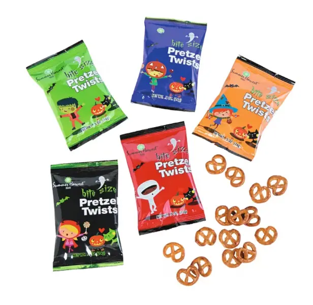 1 Lb. 8 oz. Bulk 48 Pc. Halloween Bite-Size Pretzel Twist Packets