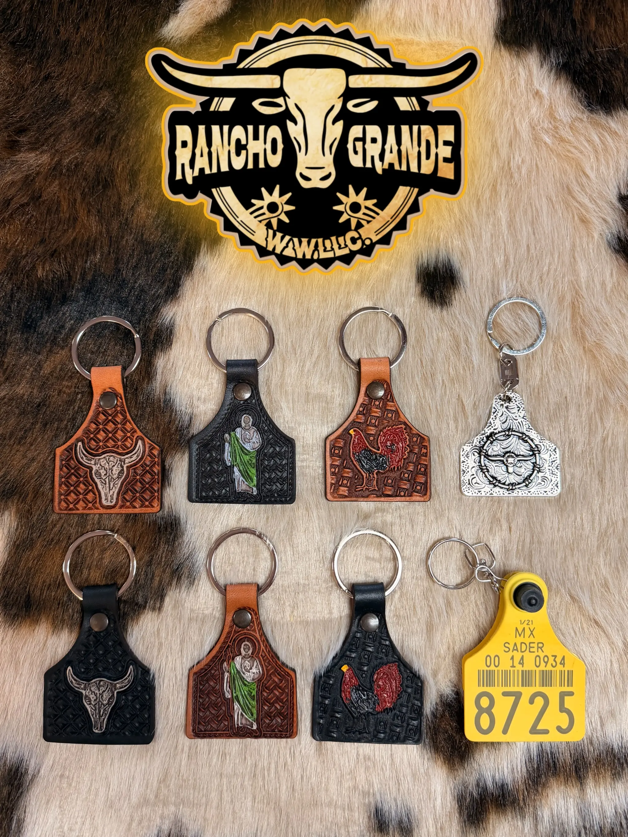 Western Keychain / Llavero Est. Vaquero