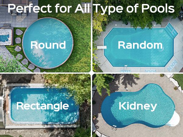 (2026 Upgrade) WYBOT C1 Cordless Robotic Pool Vacuum for Inground Pools, Above Ground Pool Cleaner 4-in-1 Wall & Waterline Cleaning Up to 1,614sq.ft, 150mins Smart Navigation, App Support