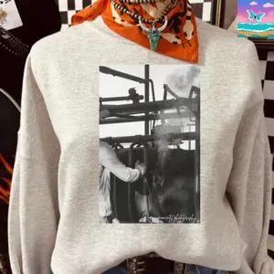 Brand em Crewneck & T-shirt, Western cowboy Graphic Hoodie, Trending western Graphic Hoodie, Western Boutique, Handmade, cowboy stuff, western sweatshirt, Outdoorsy gifts