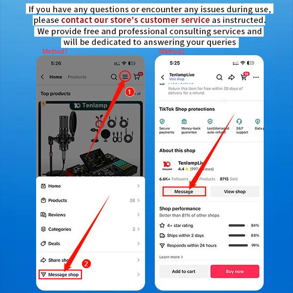 Tenlamp G10-PK Pro (Cantilever) Mixer Sound Card Kit, Custom Sound Effects, with Condenser Microphone, for Live Streaming, Gaming, Singing Podcast Equipment, 2-Level Noise Reduction, Computer Audio Mixer