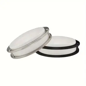 2-Pack 13" 36W LED Recessed Ceiling Lights | 5 Color Temperatures Adjustable (2700K-3000K-4000K-5000K-6500K) lights for bedroom Dimmable Modern Metal Finish Matte/Frosted Semi-Recessed Installation Suitable for Bathrooms Kitchens and Hallways lights lamp