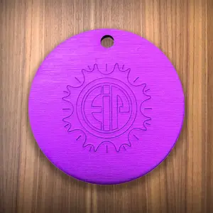 Nikola Tesla Purple Energy Large Disc. Positive Energy