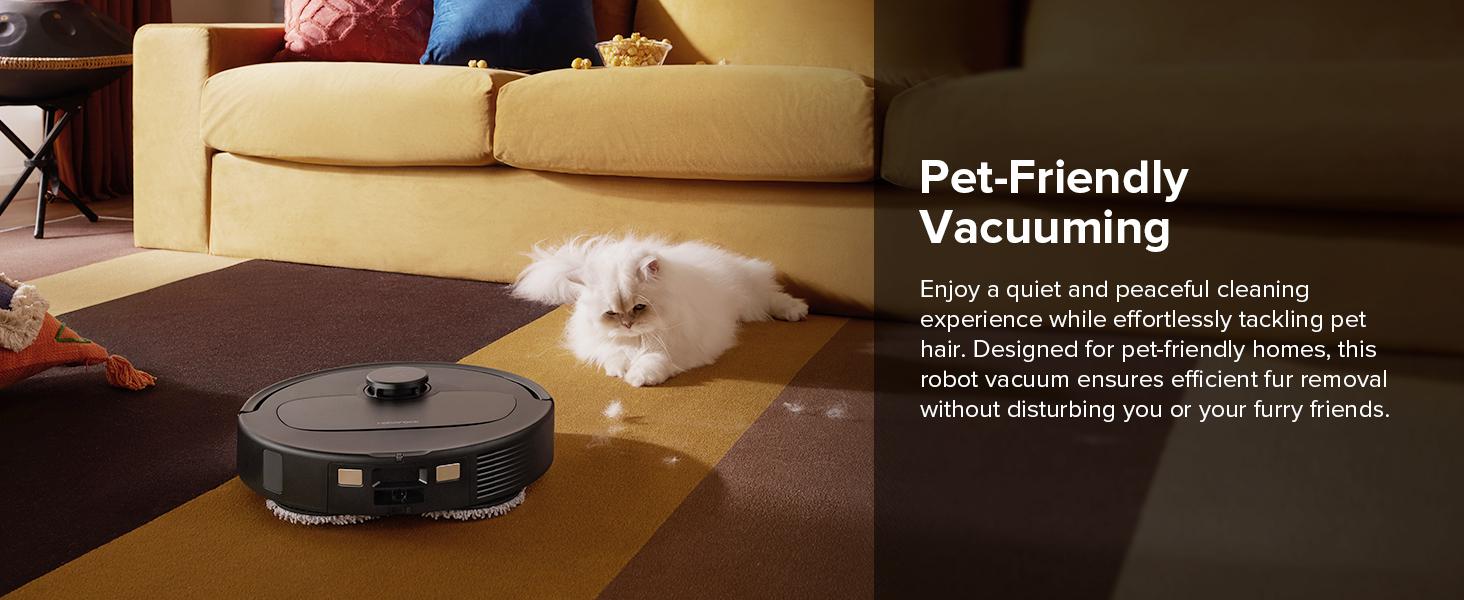 Roborock Qrevo Series Robot Vacuum and Mop, 10,000Pa suction, Self-Drying, Auto Mop Washing, Self-Emptying & Refilling, 10mm Mop Lifting, Smart Obstacle Avoidance (QV 35S) #TikTokShopJumpstartSale