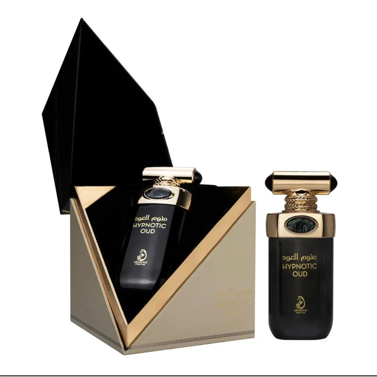 Arabiyat Hypnotic Oud EDP Unisex Perfume - 100ml (3.4oz) Captivating Woody Spicy Fragrance, Longlasting Potent Scent with Sensuous Vanilla, High-Quality Formulation, Captivating Fragrance, High Quality Fragrance