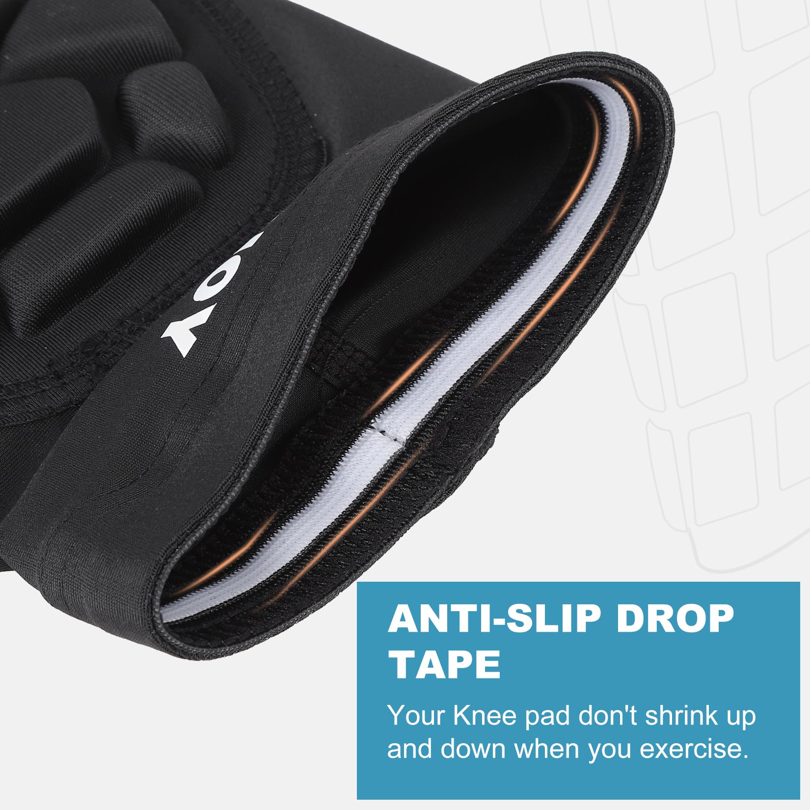 Knee Pad Protective Calf Shin Guards for Adult Youth Leg Compression Sleeve Pad with Anti-Slip Strip 1 Pair for Football Basketball Volleyball Soccer Protective Gear Calf Support Cuff