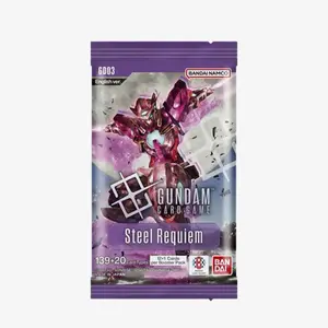 Gundam Steel Requiem Booster Pack - Steel Requiem (GD03) Rip and ship
