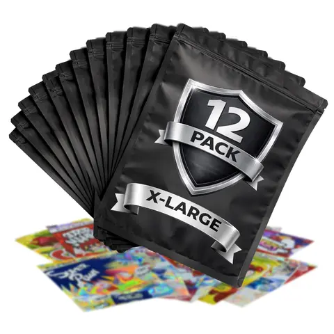 12 Pack Extra Large (12” x 15”) Assorted Decorative Storage Organizers