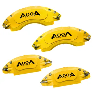 AOOA Racing Caliper Covers Aluminum Brake Caliper Covers Fit for JEEP  Grand Cherokee(front and rear)