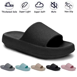 Cloud Slippers for Women and Men, Pillow Slippers Super Soft, Thick Sole Slides for Women with Anti-Skid Sole
