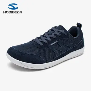HOBIBEAR Unisex Wide Barefoot Running Sports Shoes - Minimalist Athletic Shoes for Men, Women for Trail Running, Outdoor Walking