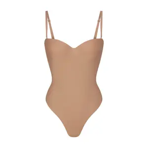 SKIMS BODY UNDERWIRE THONG BODYSUIT | SIENNA