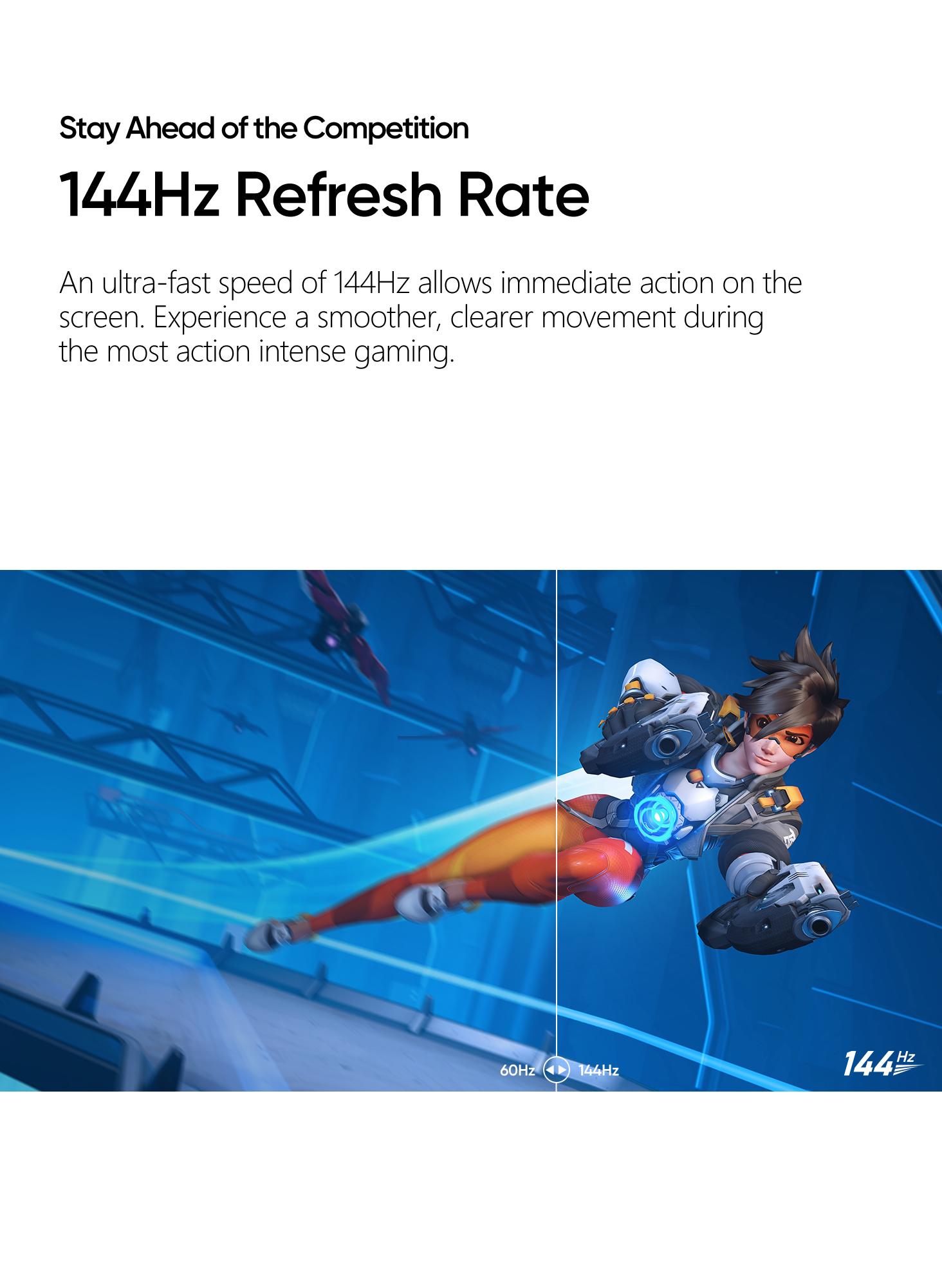 ARZOPA Portable Monitor Upgraded 16.1'' 144Hz 100%sRGB FHD 1080P Portable Gaming Monitor with HDR, Ultra Slim Eye Care External Second Screen for  Xbox, Switch, Laptop, PC, PS5, Mac