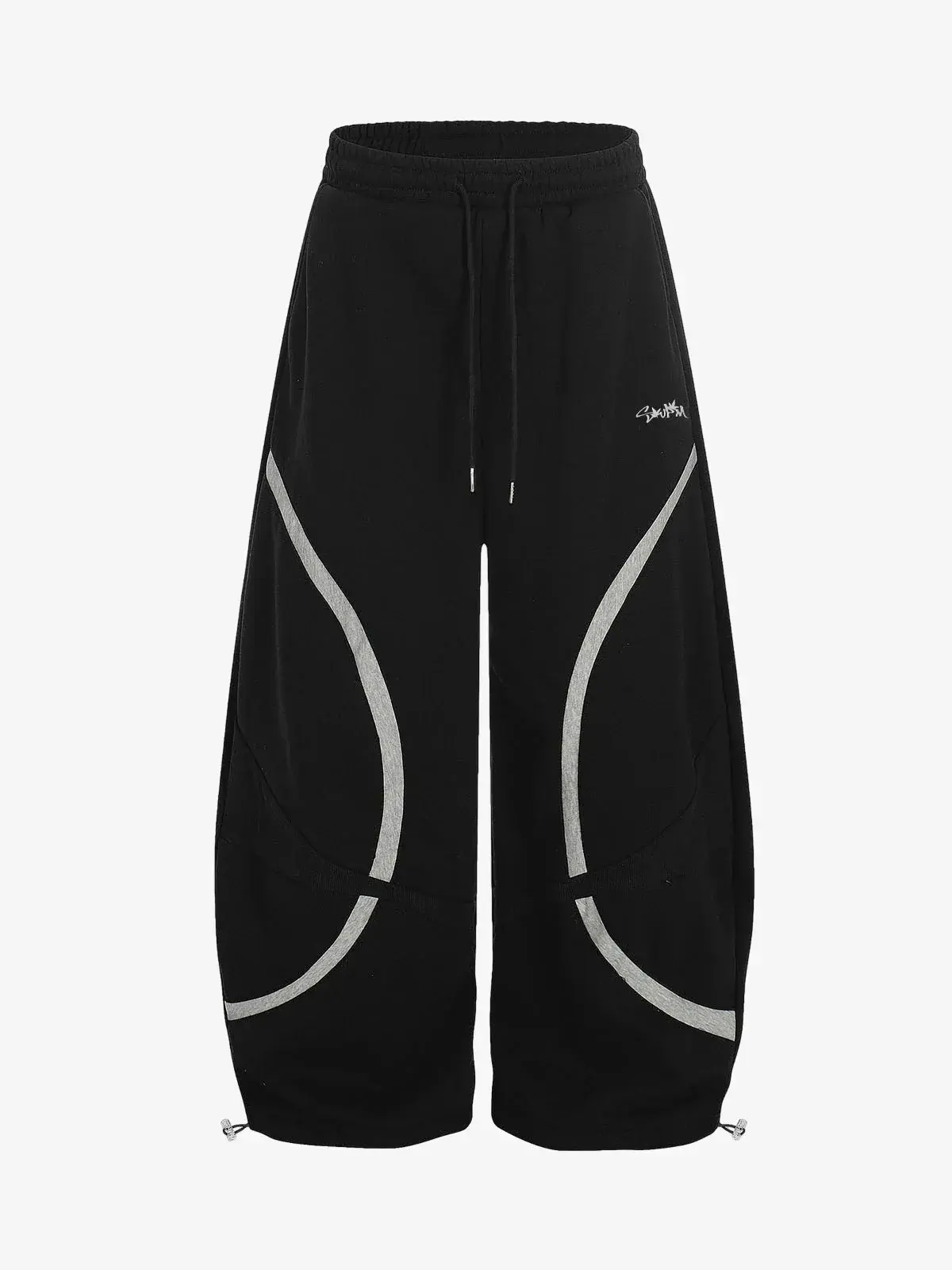 Thesupermade Retro Contrast Panel Drawstring Sweatpants