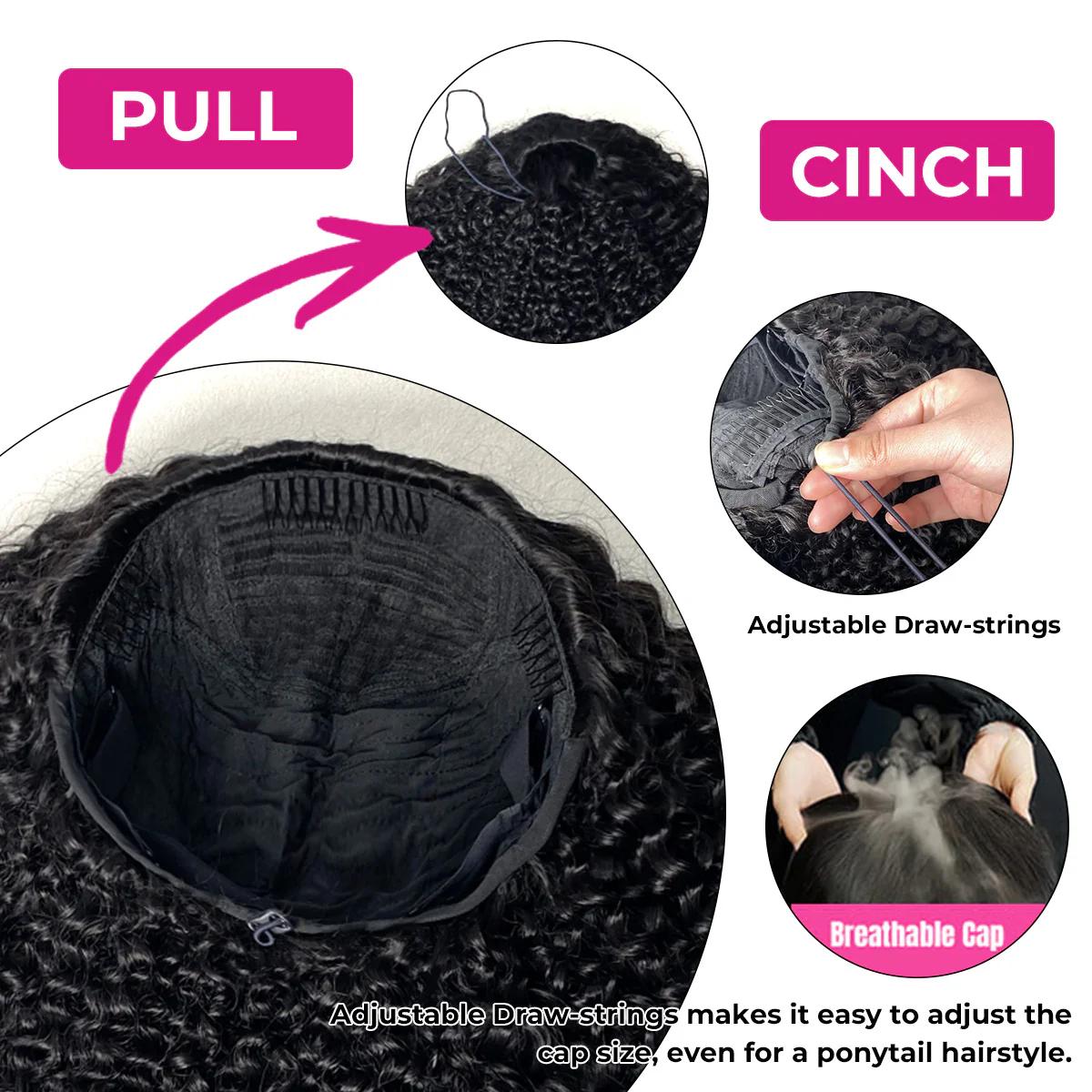 [NEW ARRIVAL] ISEE HAIR Burmese Curly Natural Black & Brown Highlight Human Hair Half Wig InvisiFit Strap Glueless Wig for Beginners #ISEECrochetNewArrivals #SummerVibes