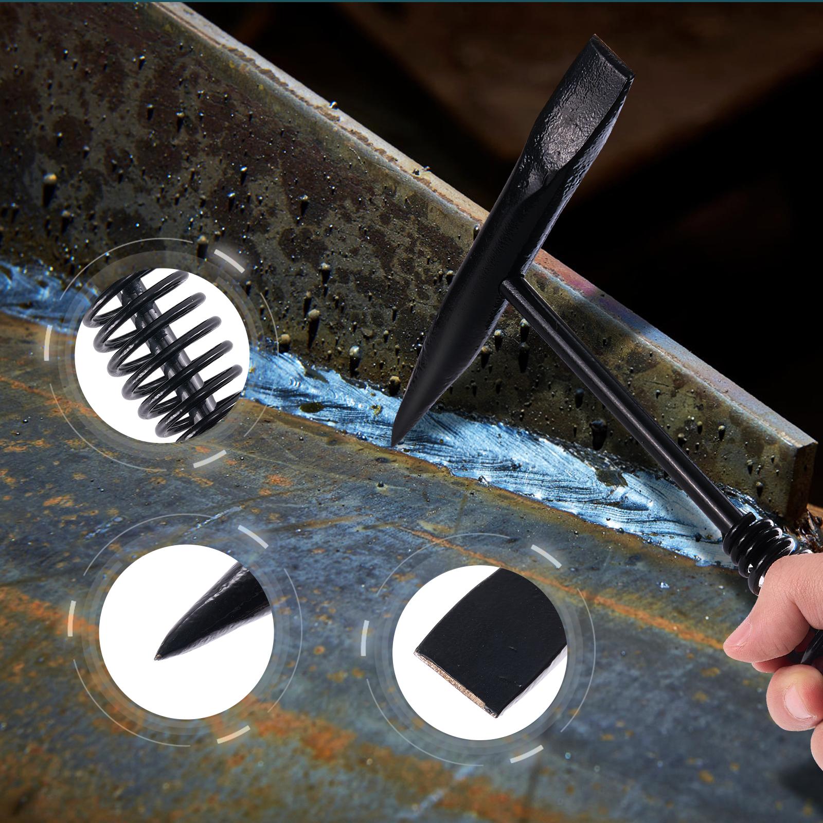 SEESII Handheld Welder 110V 120A Portable ARC Welding Machine with True Color Auto Darkening Goggles & Chipping Hammer for 3/64"-1/8" Rods Smart IGBT Inverter Technology 20-120 Amp Output Outdoorfun