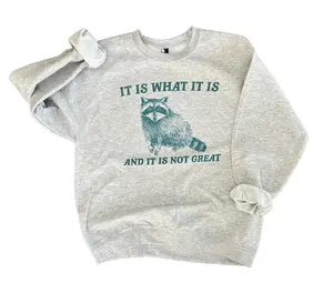 It Is What It Is and It’s Not Great Sweatshirt or T-Shirt
