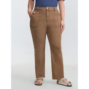 【Tummy control】BLOOMCHIC Plus Size Stretchy Patch Pockets Skinny-Fit Jeans [M-6X] 2026 Summer Vibes Swimweek