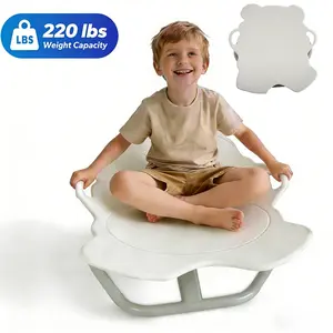 SCITOO Kids Swivel Chair, 220 LBS Capacity, Sensory Spinning Chair, Autistic Kids Sensory Toy Chair with Non-Slip Metal Base, Toddler Sit and Spin Chair for Coordination Balance Focus Training