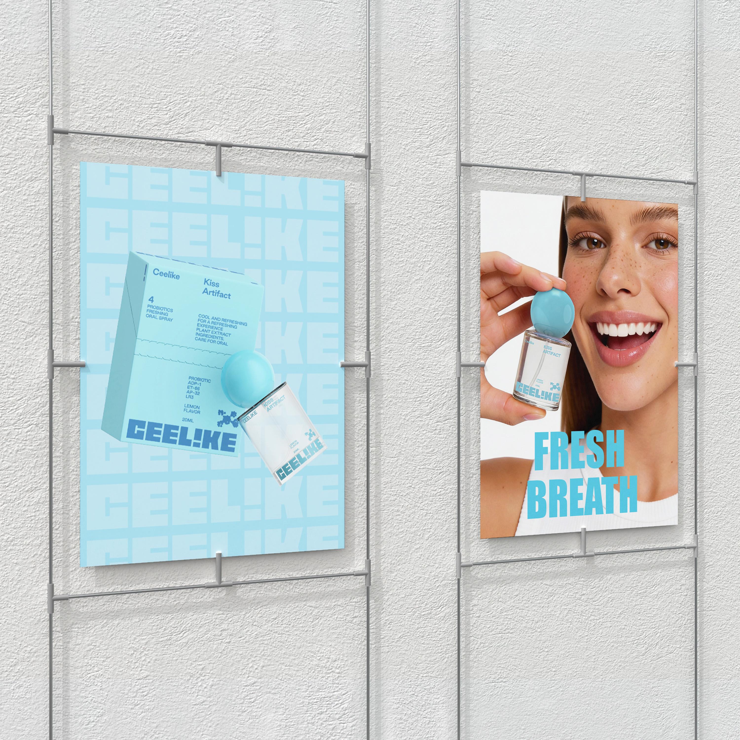 CEELIKE Probiotic Lemon Oral Spray | 20ml for Long-Lasting Freshness & Oral Health | Sugar-Free & Portable Breath Freshener