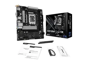 ASRock H810M-X WIFI LGA 1851 Intel H810 Micro ATX Motherboard