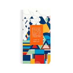 Frank Lloyd Wright Paint-In Print Notecard Set