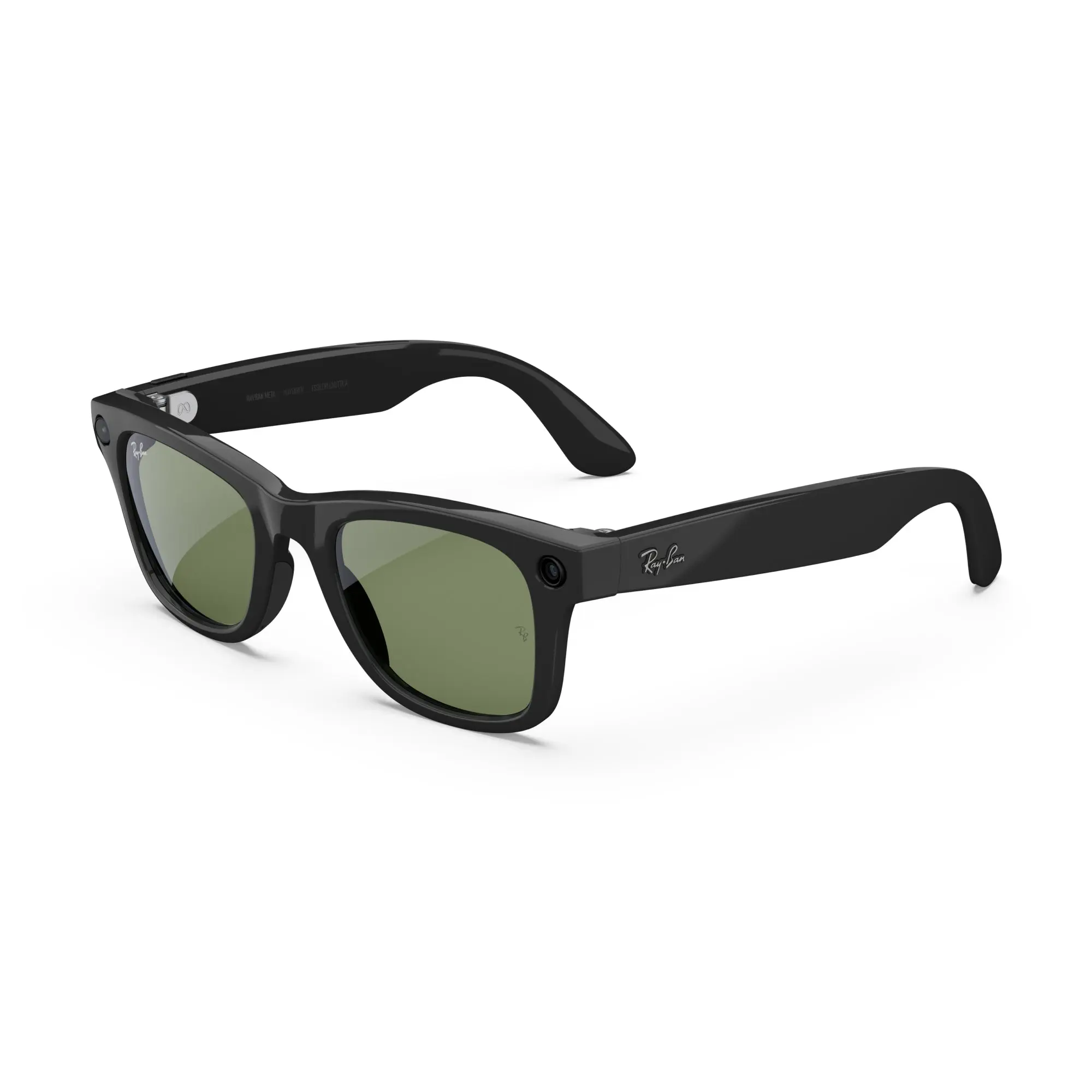 Ray-Ban Meta Wayfarer (Gen 2) Shiny Black Green Lenses