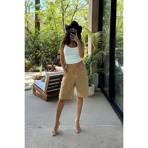 Parker Khaki Low Rise Cargo Short