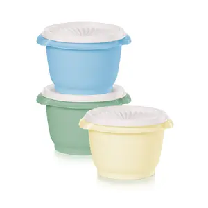 Tupperware Servalier Classic 1-1/4 &/or 2-1/2 Cup Bowls Sets with Seals Stackable Space-Saving Design Dishwasher Safe for Kitchen Storage