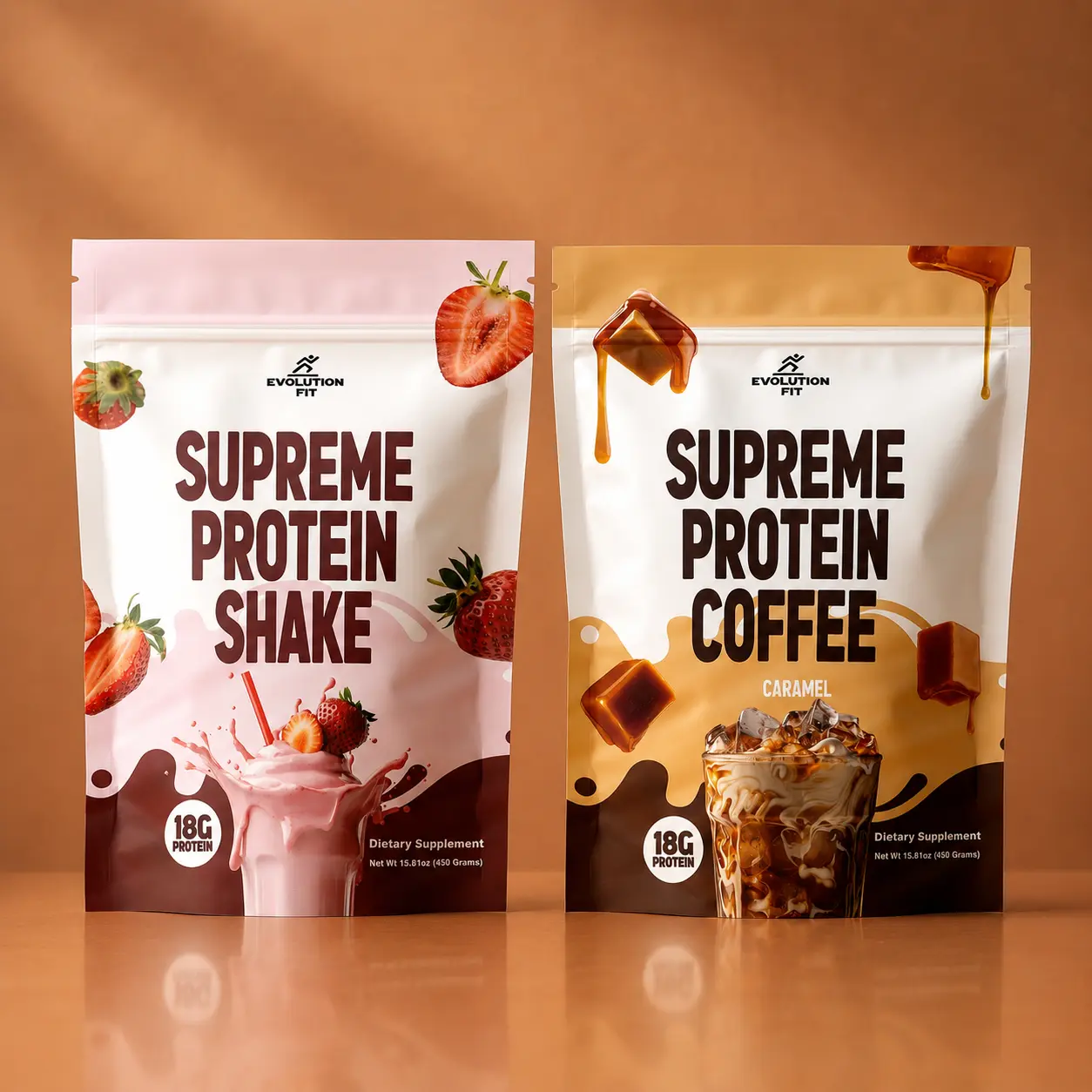 Supreme Protein Duo Bundle/ Coffee and Strawberry