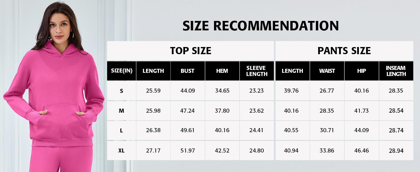 Attraco Womens 2 Piece Outfits Lounge Hoodie Sweatsuit Sets Oversized Sweatshirt Baggy Fall Fashion Sweatpants Tracksuit Set Casual Fabric 2025 Fallfreshness