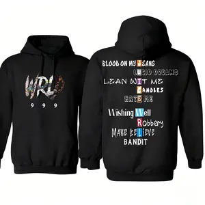 Juice 999 Hip Hop Rapper Hoodie Tour Concert Hoodie Men's Hip Hop Fashion Pullover Sweatshirt Unisex Casual Long Sleeve Hooded Gothic Streetwear S-5XL