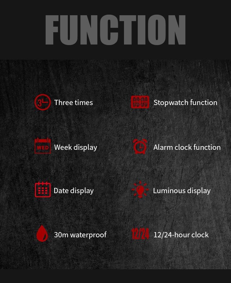 【SummerVibes】men's square creative dual-movement multifunctional sports watch, featuring a luxurious triple-time design, water resistance, luminous dial, Exuding a minimalist aesthetic, it is elegant, durable, and the perfect choice for everyday wear. 【SummerVibes】men's square creative dual-movement multifunctional sports watch, featuring a luxurious triple-time design, water resistance, luminous dial, Exuding a minimalist aesthetic, it is elegant, durable, and the perfect choice for everyday wear.