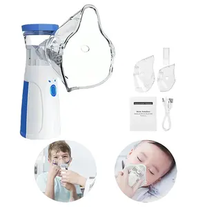 Nebulizer, Portable Nebulizer for Adults and Kids,Handheld Mesh Nebulizer for Breathing Problem, USB-Powered Ultrasonic Nebulizer for Travel Home Use